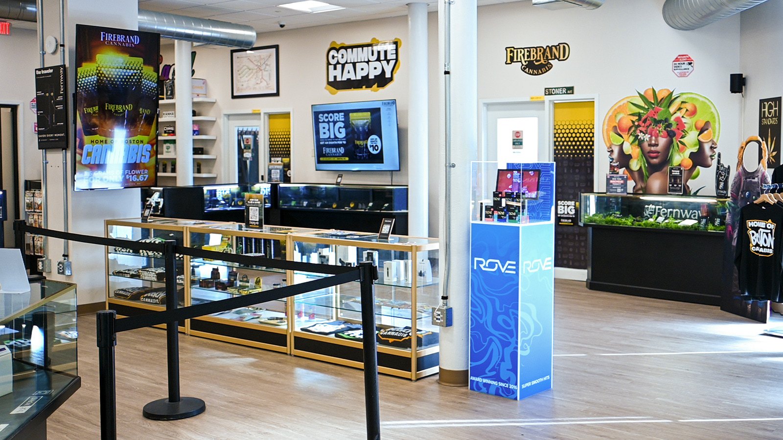 Firebrand Cannabis dispensary interior